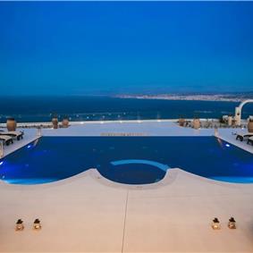 6 bedroom luxury villa with pool near Agia Pelagia, sleeps 12